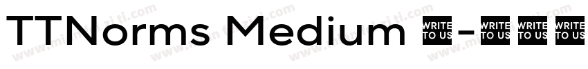 TTNorms Medium 中字体转换
